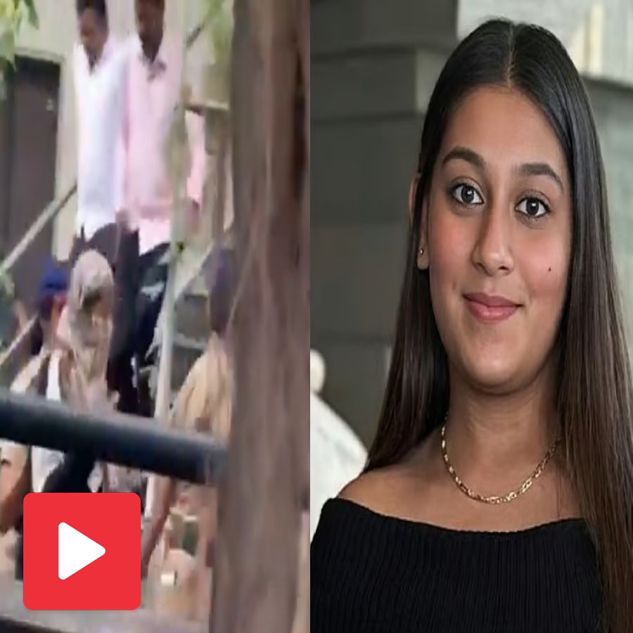 Video shows Pune Fort Murder Accused Siya Goyal making inappropriate gesture towards media