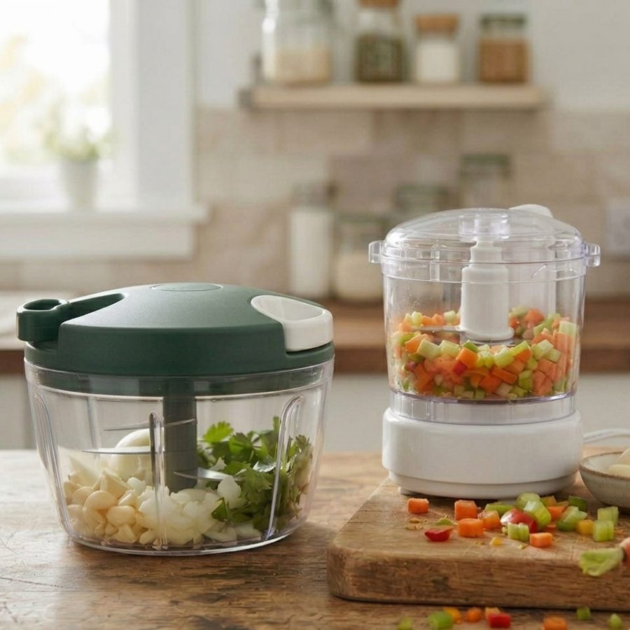 Which is more effective to use, the manual or the electric chopper dgtl