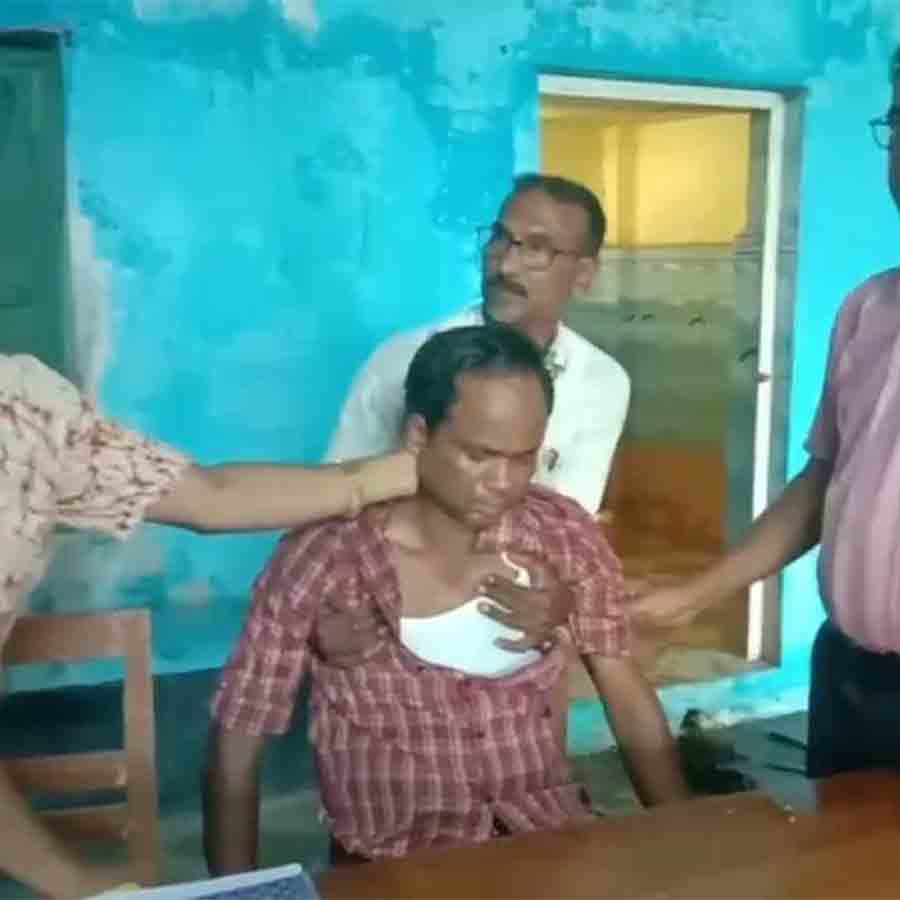 Allegations of harassing female students, egging on teachers at Santipur