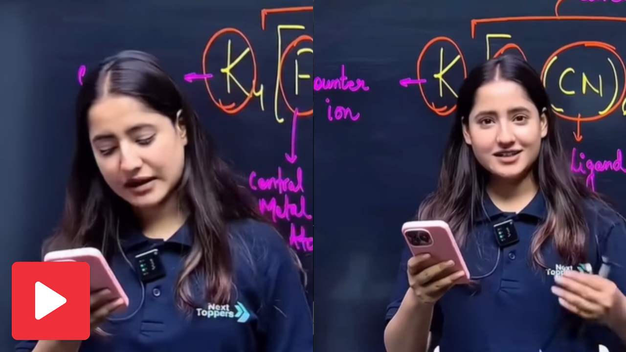 Video shows student proposes chemistry teacher in a unique way