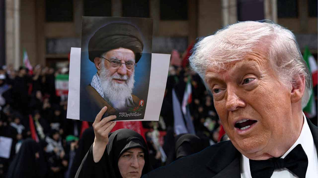 US President Donald Trump again sought against Iran when they began a six-day funeral for the late Supreme Leader Ayatollah Ali Khamenei