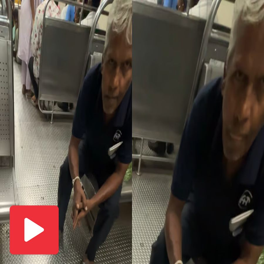 Young man feel disturbed as co passenger in stare at him for 20-Minutes in Chennai train