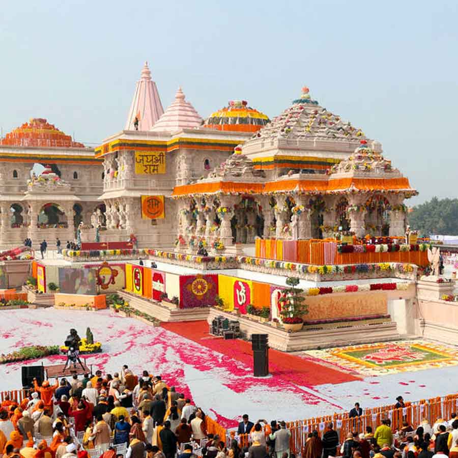 অযোধ্যার রামমন্দির।