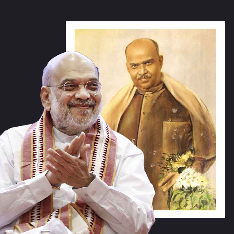 কেন্দ্রীয় স্বরাষ্ট্রমন্ত্রী অমিত শাহ। সোমবার শ্যামাপ্রসাদ মুখোপাধ্যায়ের জন্মদিবস পালনে কলকাতায় আসছেন তিনি।