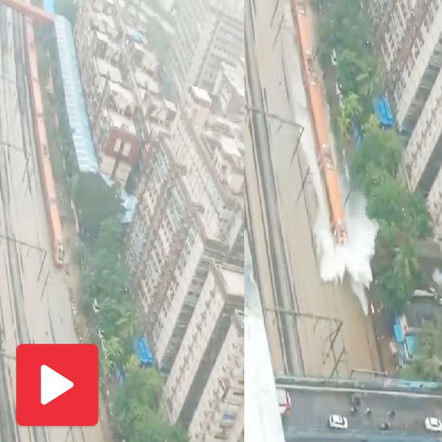 A viral video shows the Vande Bharat Express travelling through waterlogged tracks dgtl