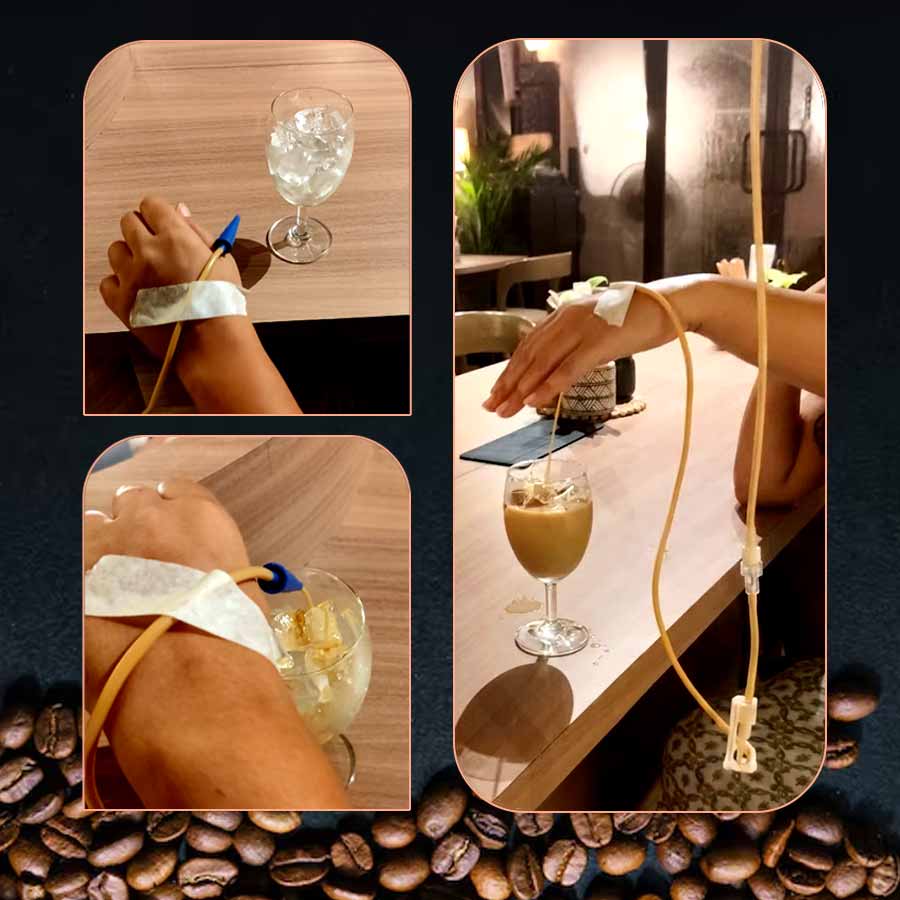 Newly Opened Cafe introduced coffee in IV Drip experience first time in Kolkata dgtl