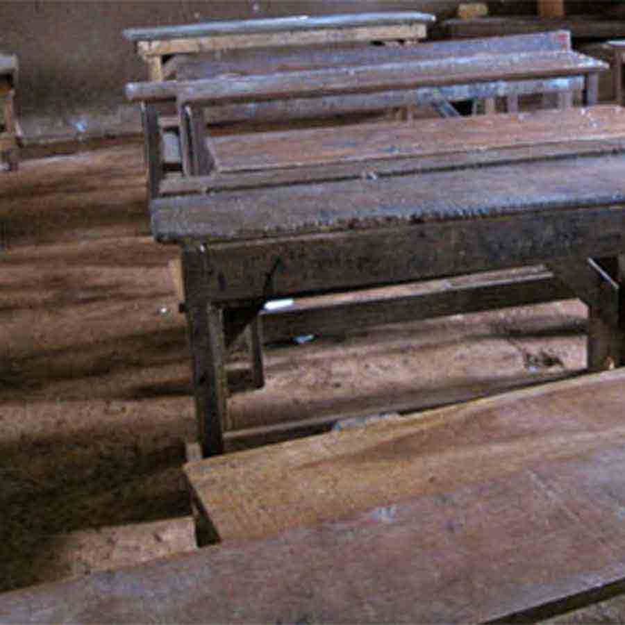 Poor condition of Enforcement Directorate endorsed school at Siliguri