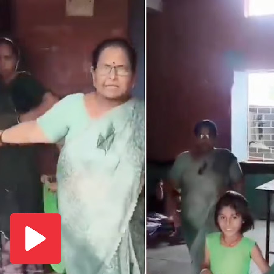Video shows female teacher allegedly pushing students from classroom after parent questions her in Madhya Pradesh’s Sheopur