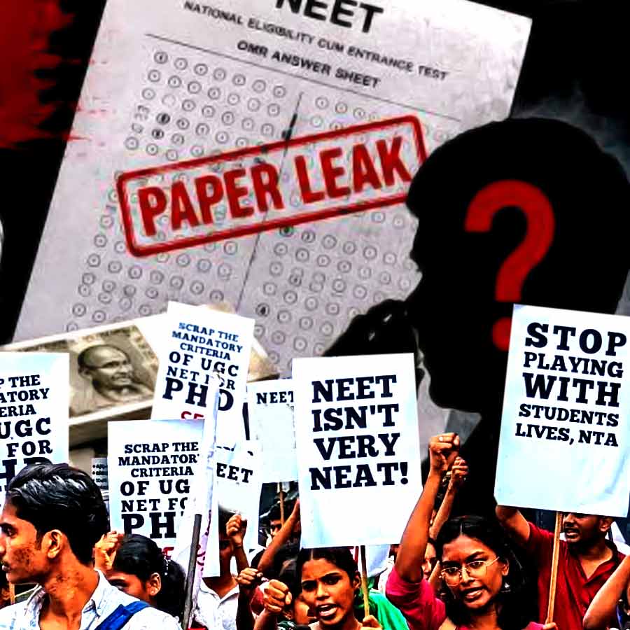 NEET Protesters want Dharmendra Pradhan resignation who lead paper leak movement in 1997 as a student leader