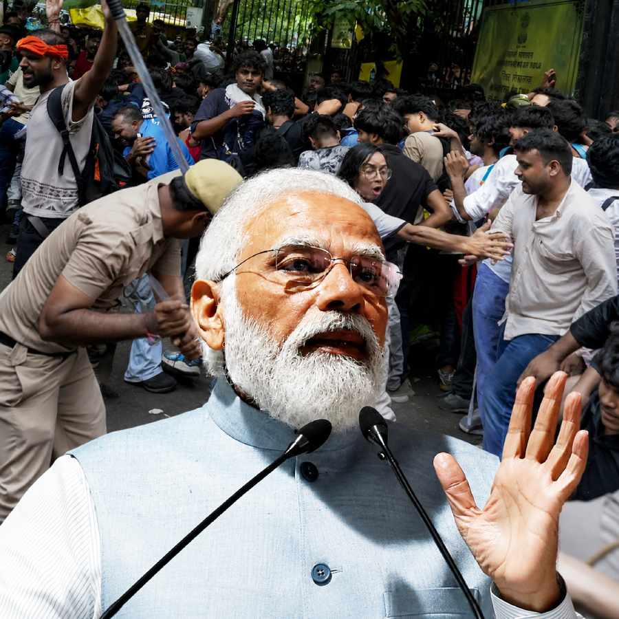 NEET Protesters want Dharmendra Pradhan resignation who lead paper leak movement in 1997 as a student leader