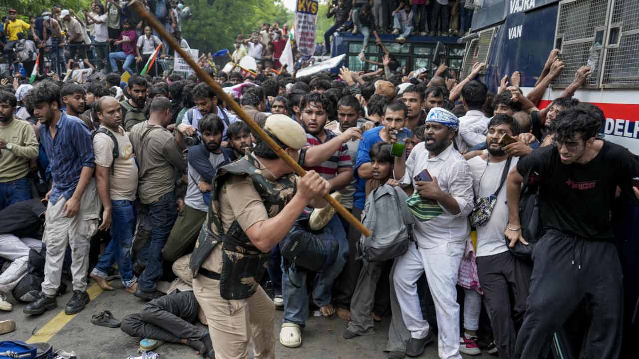 NEET Protesters want Dharmendra Pradhan resignation who lead paper leak movement in 1997 as a student leader