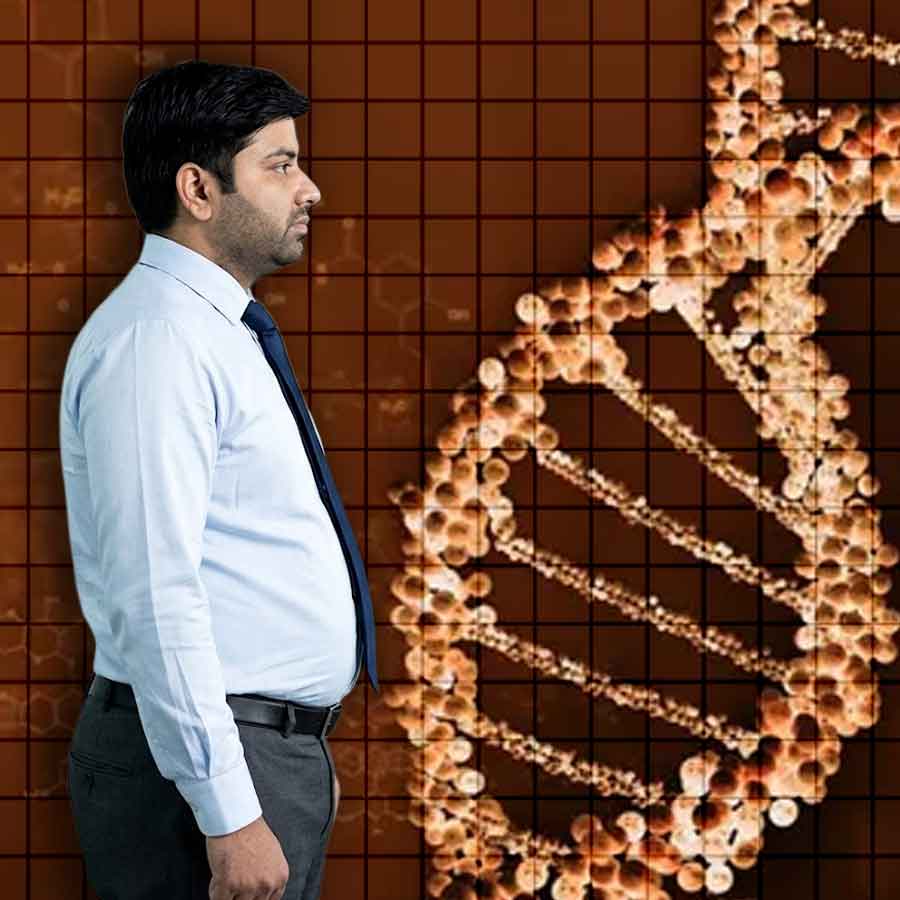 A growing number of Indian men are developing potbellies due to visceral fat