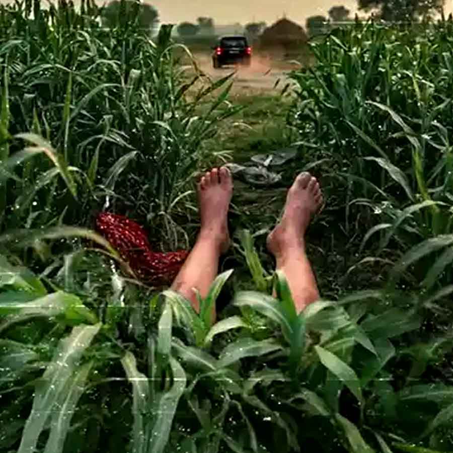 ‘হাথরস ১৬ ডে’ ডকুসিরিজ়ের পোস্টার।