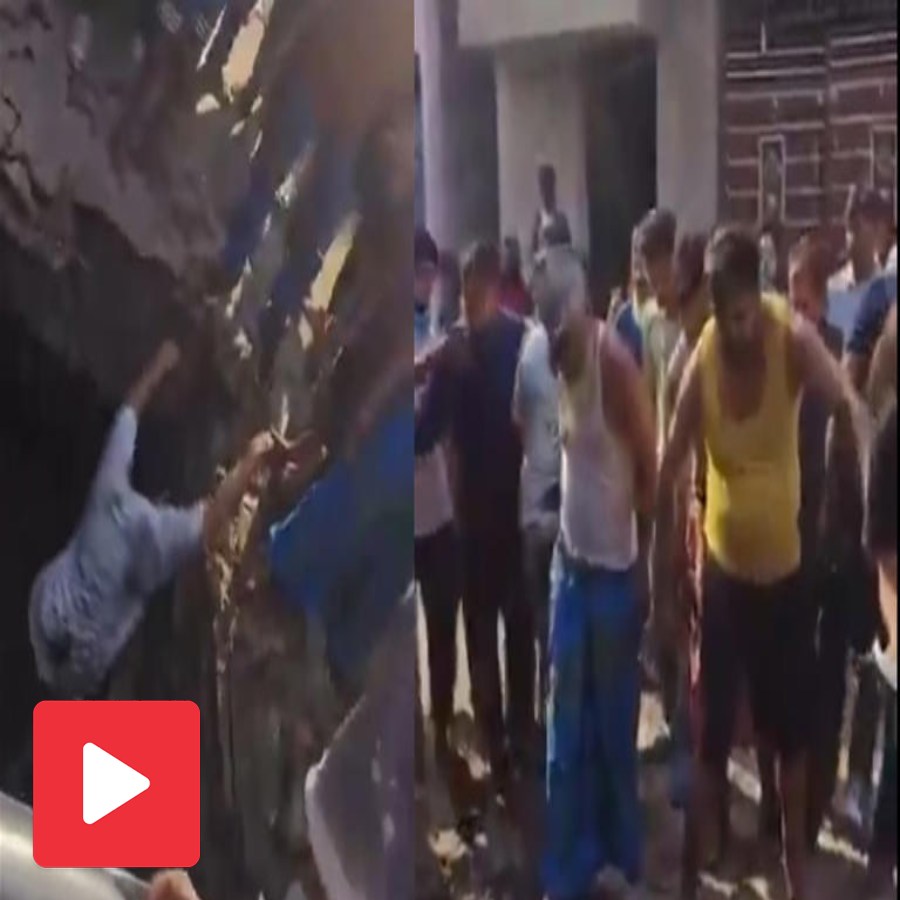 B.Ed aspirants fall into drain near exam centre, in Uttar Pradesh’s Kanpur, video goes viral