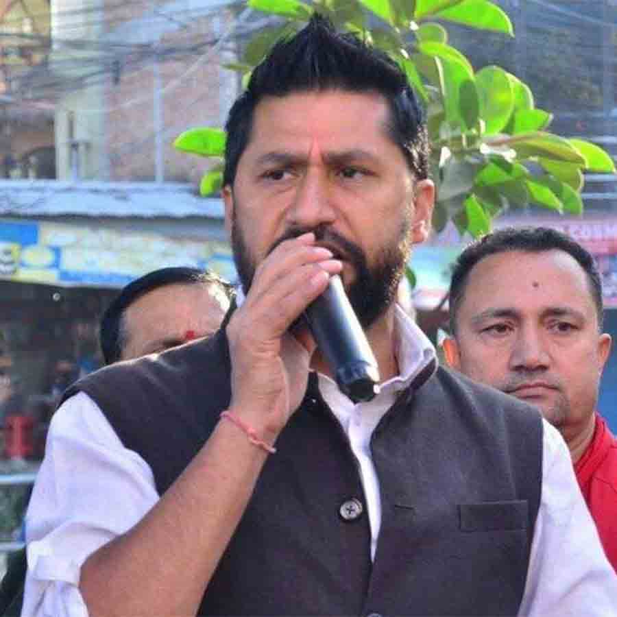 রাষ্ট্রীয় স্বতন্ত্র পার্টির (আরএসপি) প্রেসিডেন্ট রবি লামিছেন।