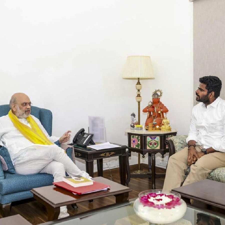 K Annamalai meets Amit Shah amid speculation of quitting BJP