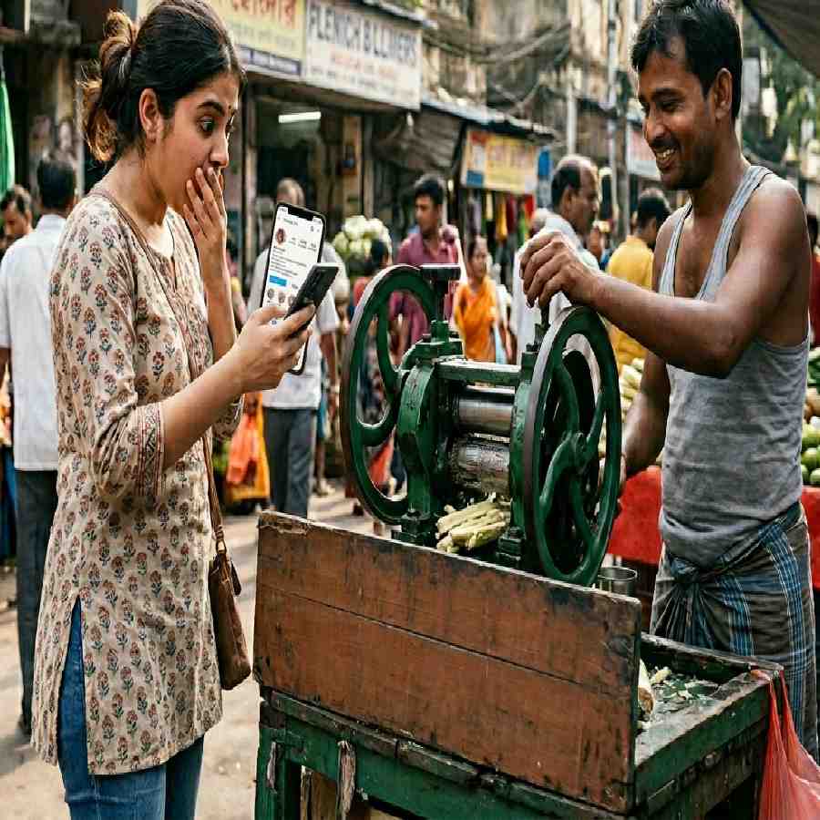 A woman claims she met a Sugarcane Vendor, who is actually an Instagram influencer with more than one lakh follower