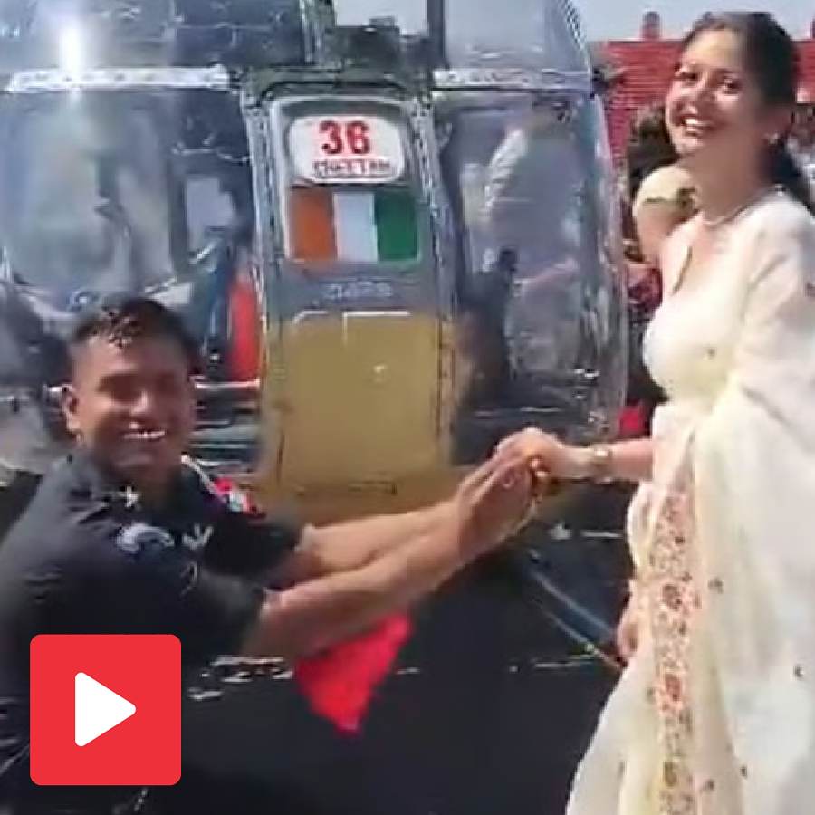 Video shows army pilot romantically proposes to girlfriend after convocation in Nashik Combat Army Aviation Training School