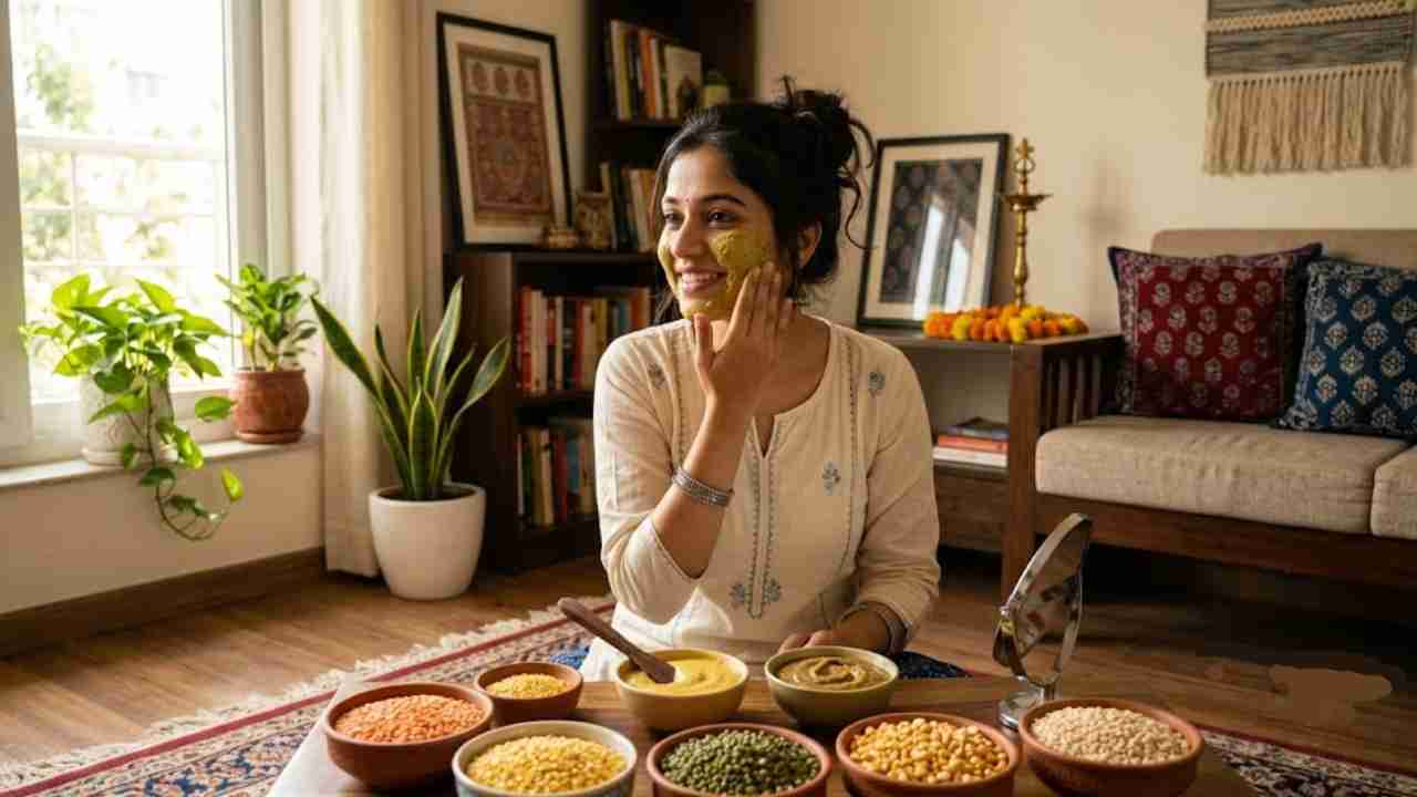 Homemade Lentil Face Packs Recommended for Sun-Damaged Skin