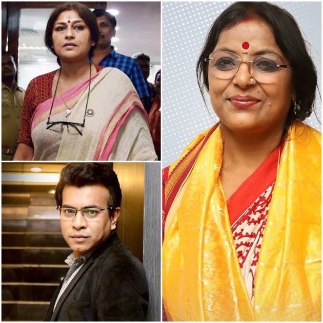 টলিউড নিয়ে রূপা গঙ্গোপাধ্যায়, রুদ্রনীল ঘোষ, পাপিয়া অধিকারী।