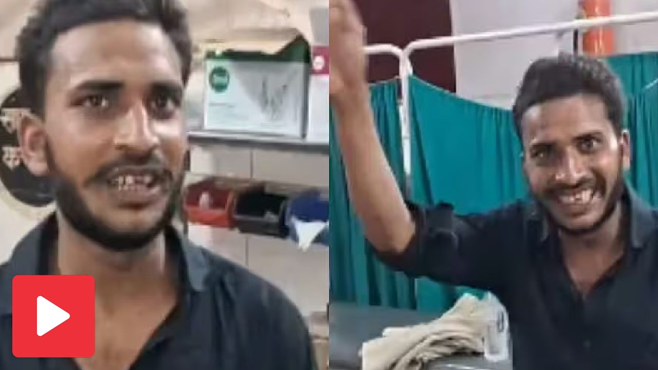 In viral video UP man surrenders after threatening wife in order to fulfil bizarre obsession to visit central jail