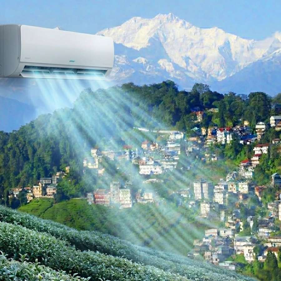 বাড়ির এসিতেই দার্জিলিঙের ঠান্ডা!