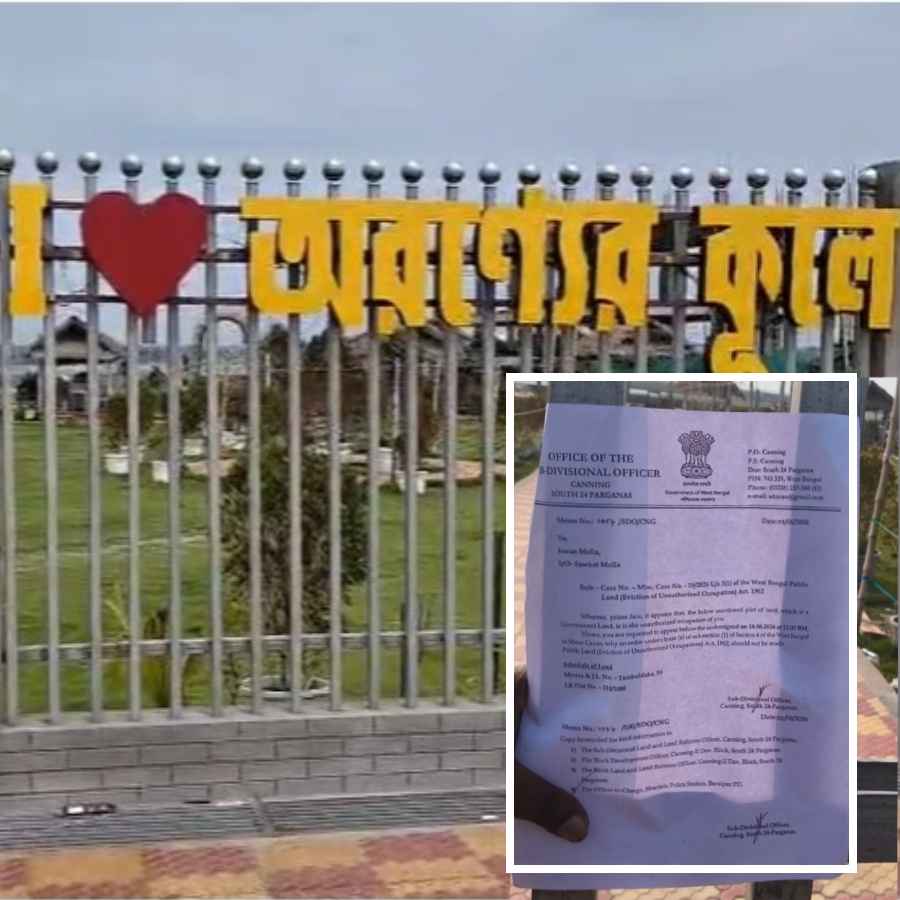শওকত মোল্লার পুত্রে ক্যাফেতে নোটিস প্রশাসনের।