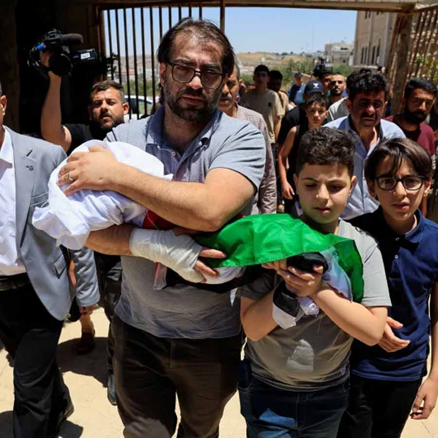 A seven month old baby shot dead by Israeli troops in West Bank