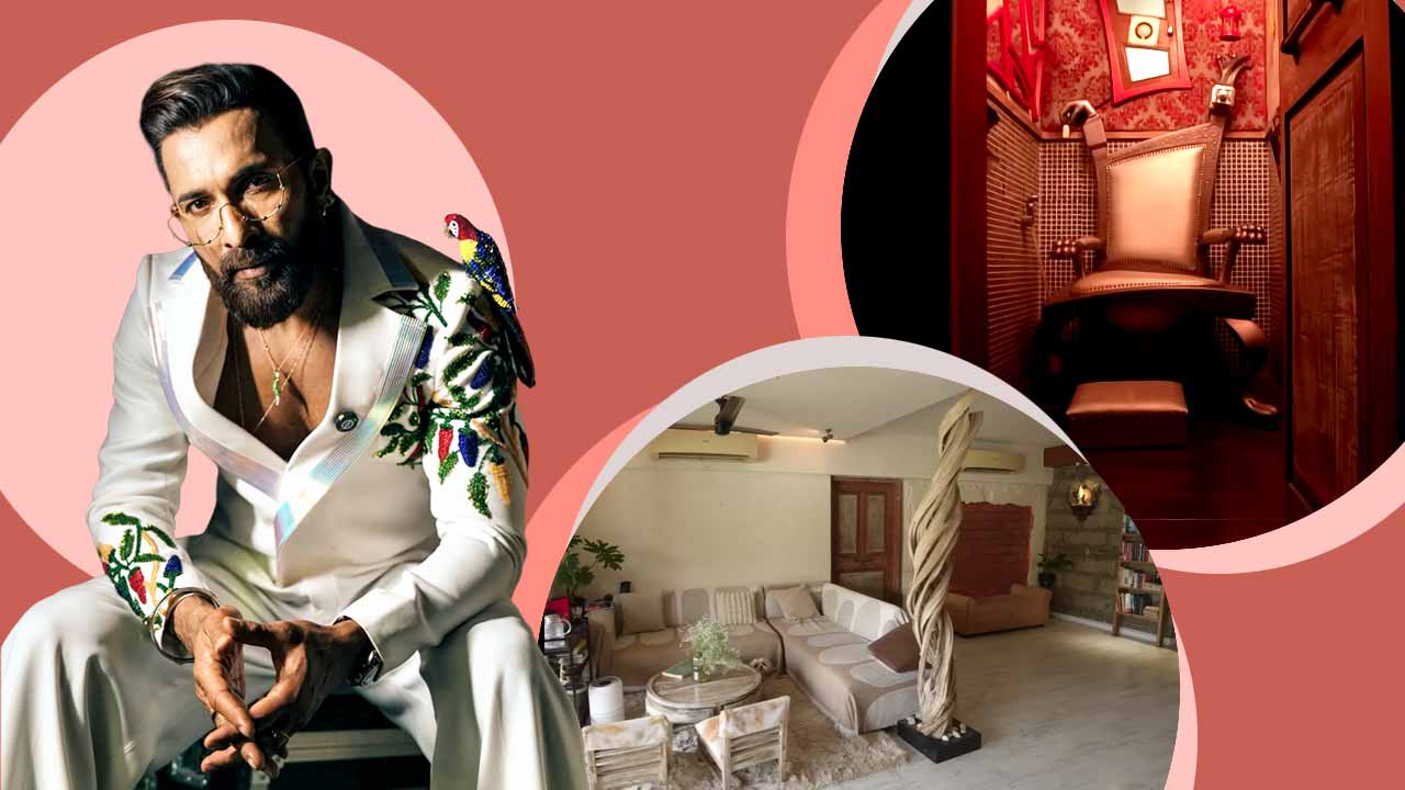Choreographer Terence Lewis gave a tour of his stunning home in Mumbai