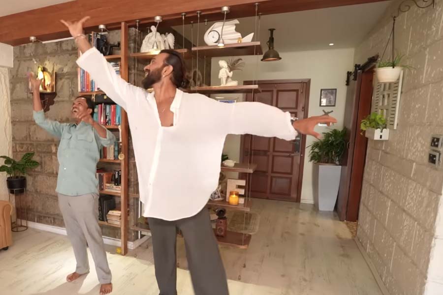 Choreographer Terence Lewis gave a tour of his stunning home in Mumbai