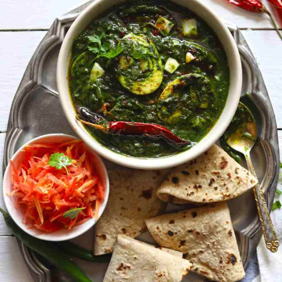 ডিম-পালংয়ের ডালনা