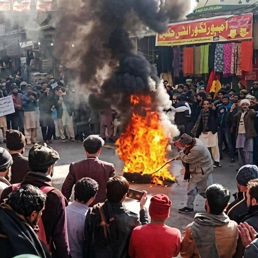 Pakistan-Occupied Kashmir Erupts in Protest After Clash at Local Leader’s Funeral In Rawalakot, Internet Suspended