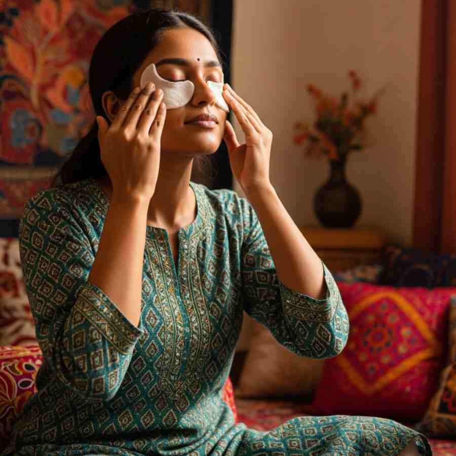 Unique DIY Cooling Eye Patches to Vanish Dark Circles Naturally