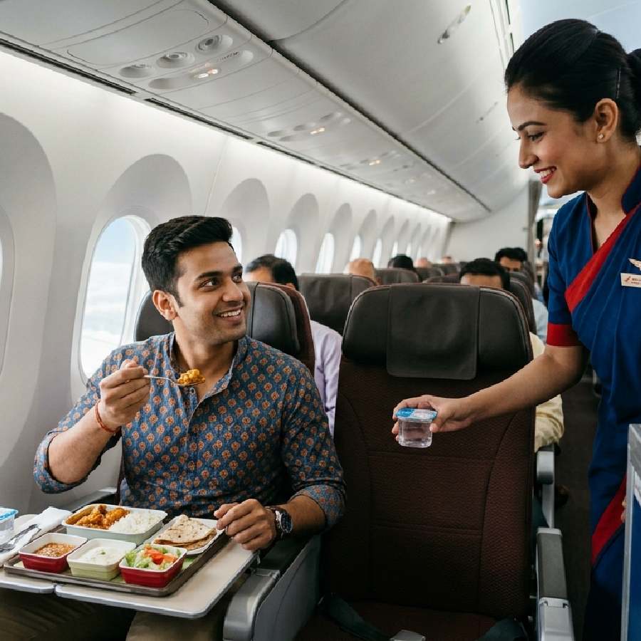 Which kind of food you should never eat on a flight