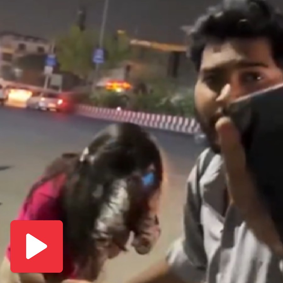 Video shows man catches woman who allegedly steals his phone under the pretext of asking for a lift in Jaipur