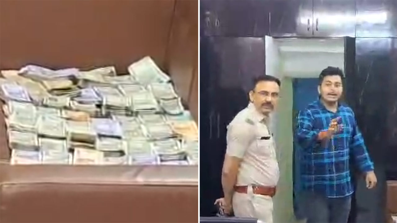 কাঁচরাপাড়ায় স্কুল থেকে উদ্ধার হল টাকা।