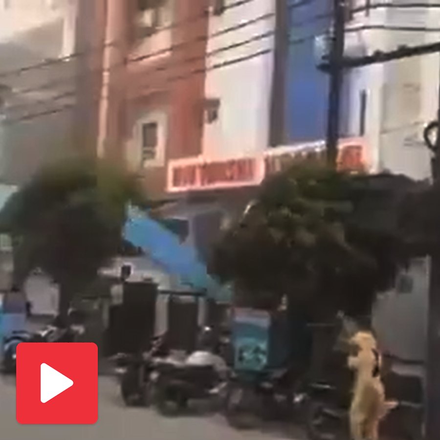 Video captures woman narrowly escaping a blowing tin shed during storm in uttar pradesh goes viral dgtl
