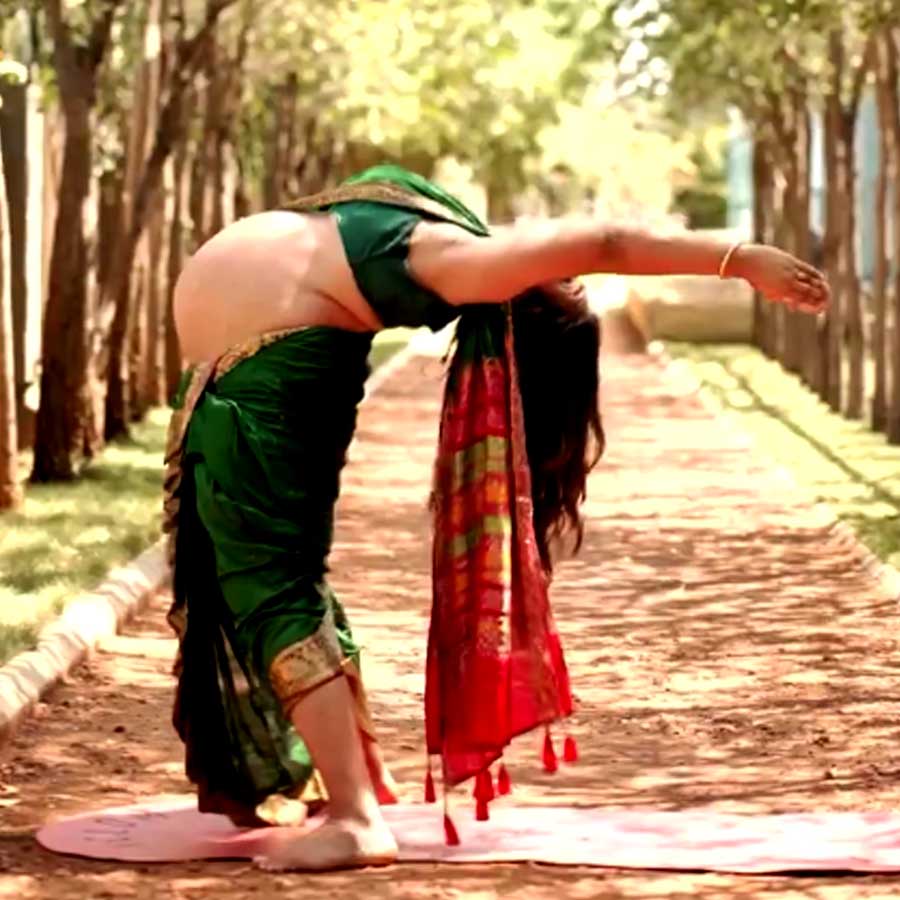 9-month Pregnant woman shares video of performing headstand, is it safe