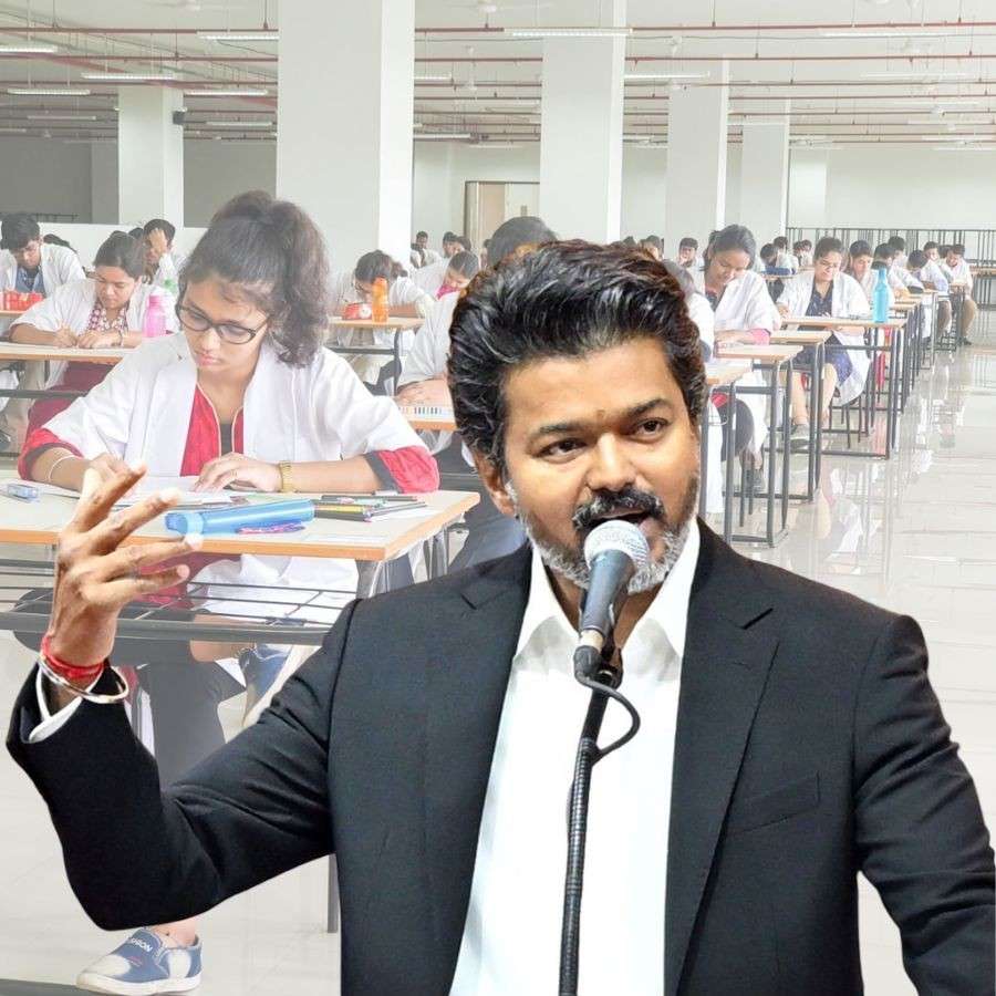 Tamil Nadu Chief Minister Vijay Pushes for Class 12 Marks-Based Medical Admissions Policy in NITI Aayog Meeting Dgtl