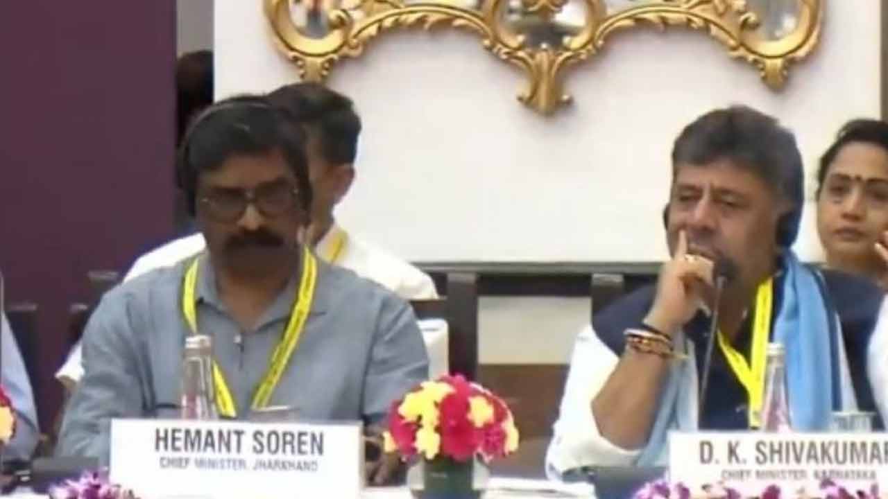 Chief Minister Hemant Soren in 11th Governing Council Meeting of NITI Aayog