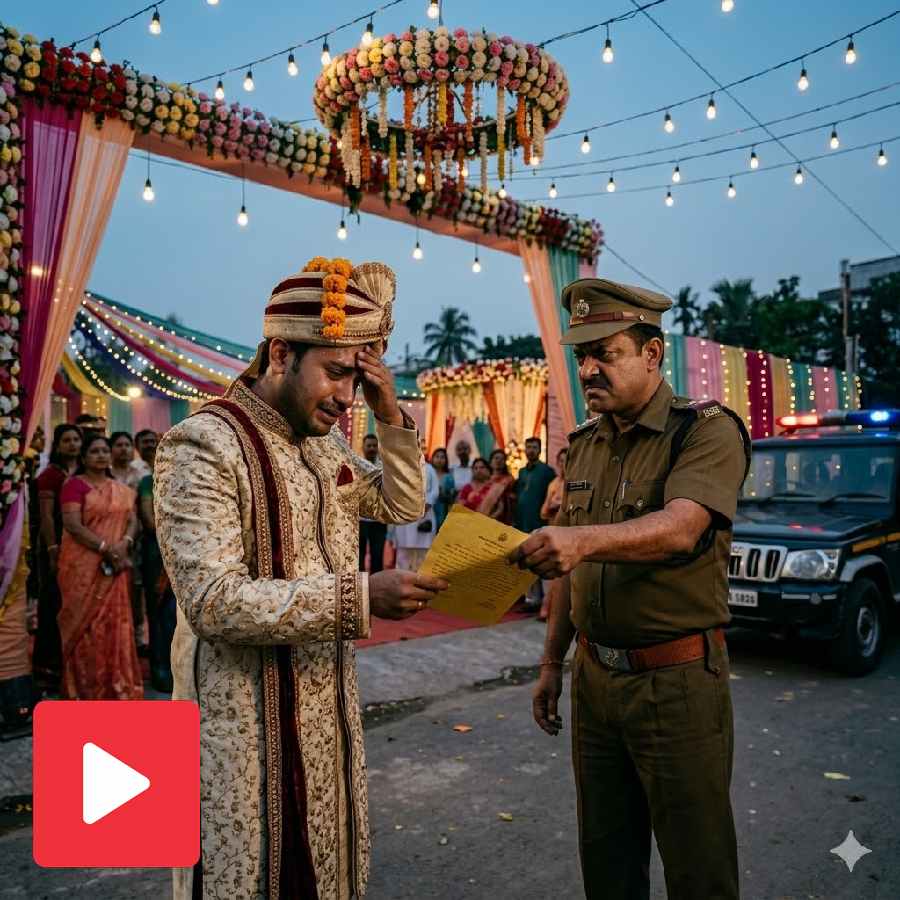 Video shows groom from Uttar Pradesh arrived for wedding in bulldozer, police issued challan dgtl