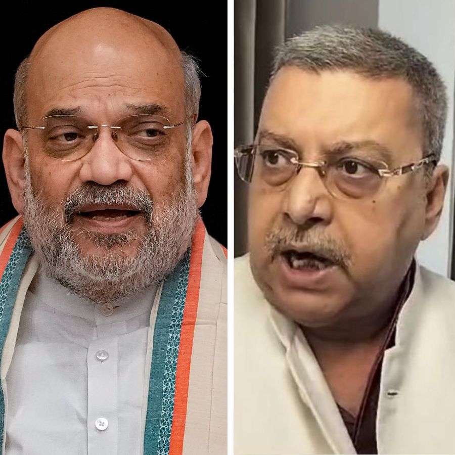 Amit Shah and Kalyan Banerjee