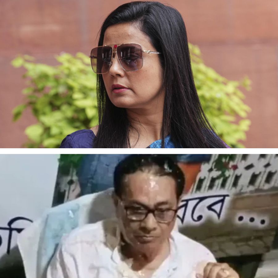 TMC MP Mahua Moitra challenges Protestors who were waiting for her with eggs and tomatoes at Krishnanagar dgtld