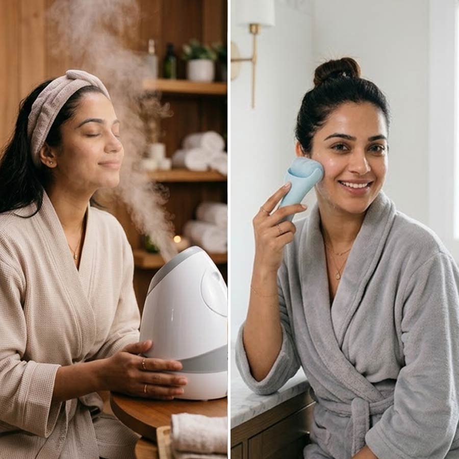 Hot or Cold Therapy, which can help to get a glowing skin dgtl