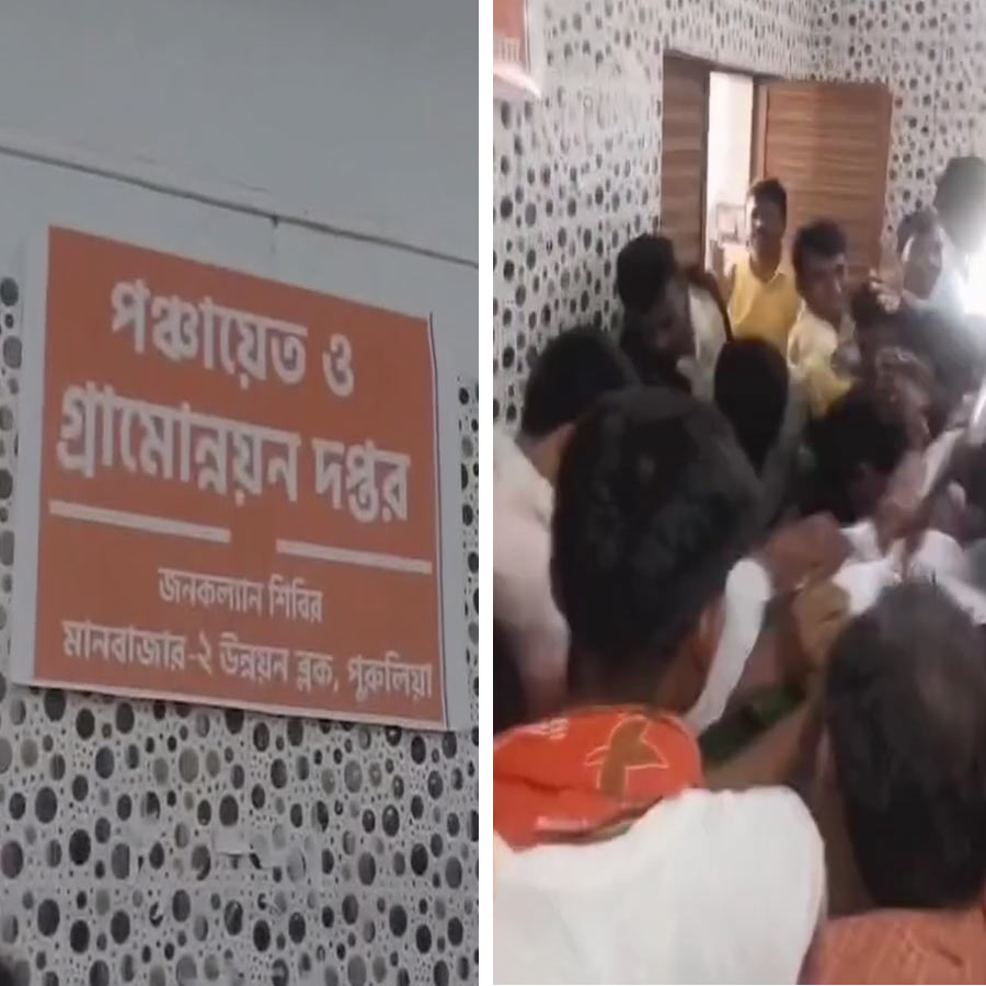 Incident of chaos at a public welfare camp in Purulia