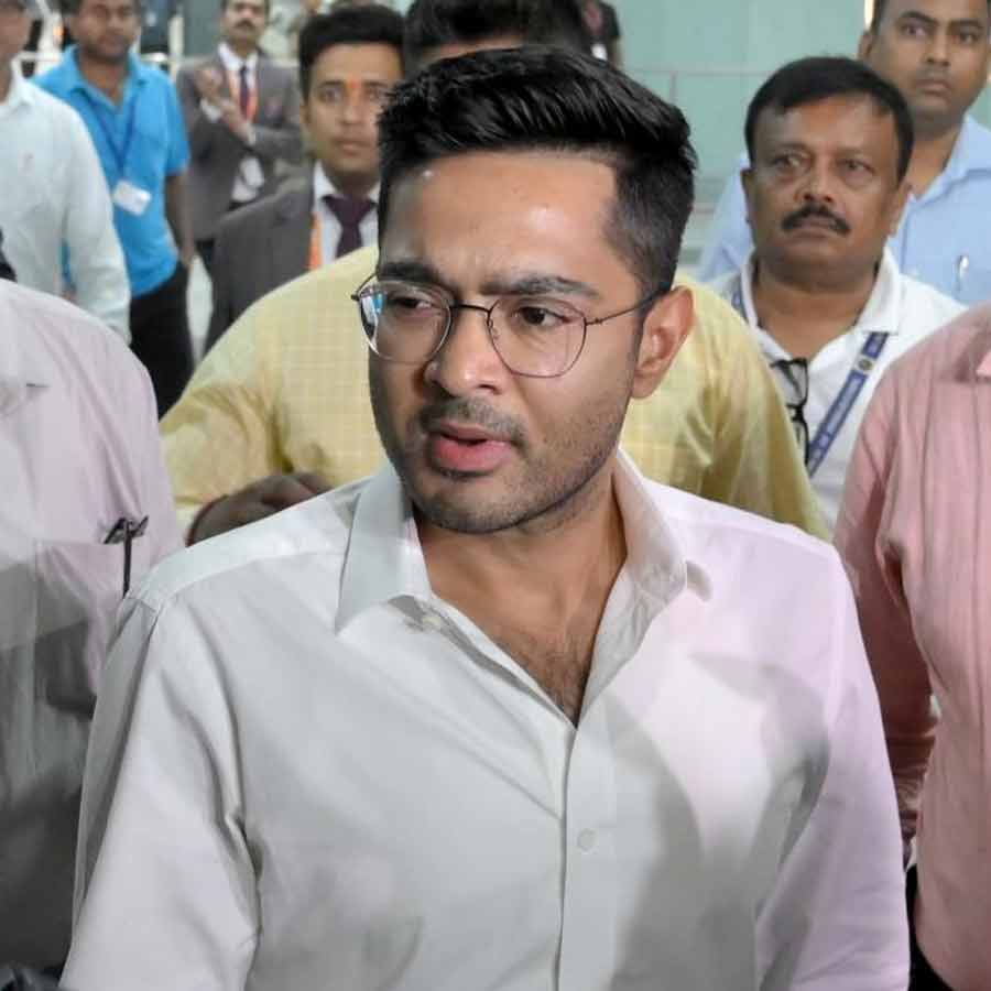 তৃণমূলের সর্বভারতীয় সাধারণ সম্পাদক অভিষেক বন্দ্যোপাধ্যায়।