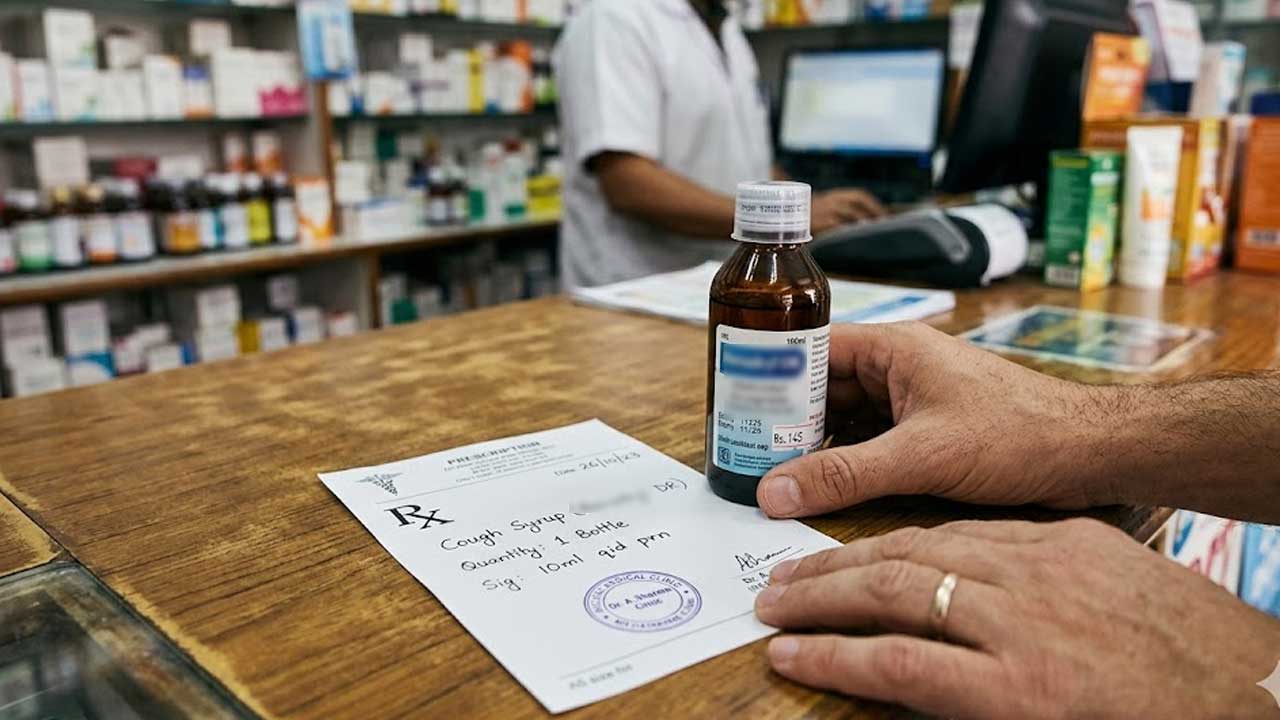 According to the ministry of health, Cough syrups will no longer be available without a doctor’s prescription