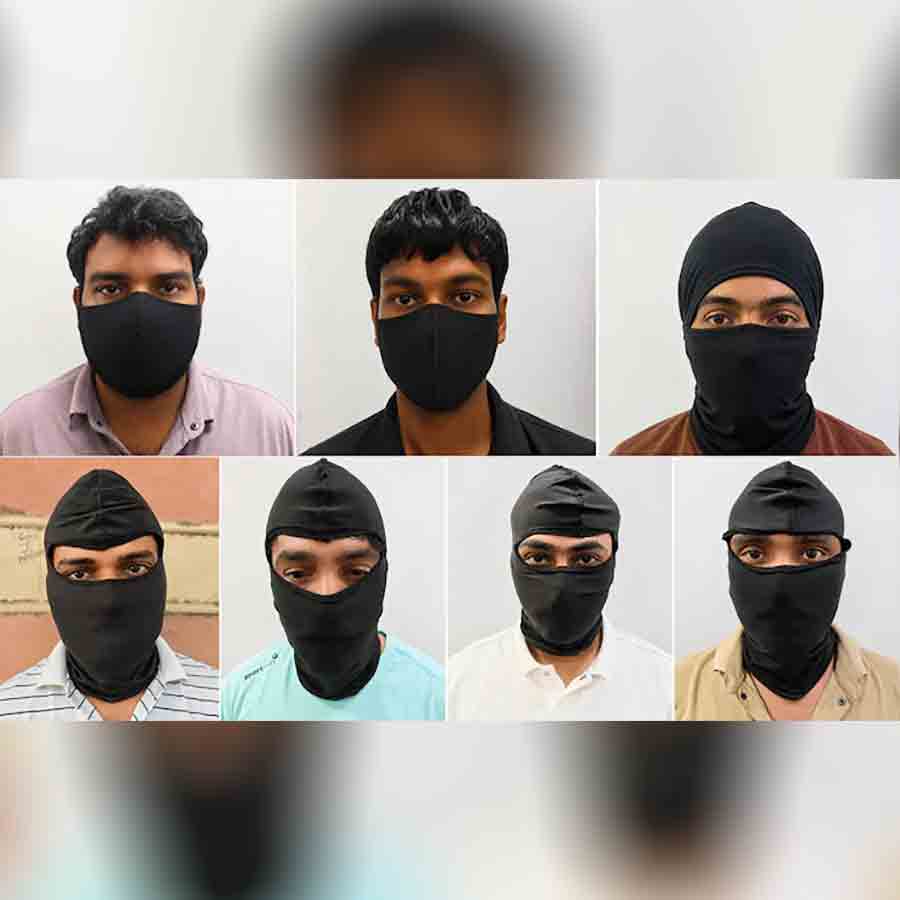 আটক হওয়া জঙ্গিরা।