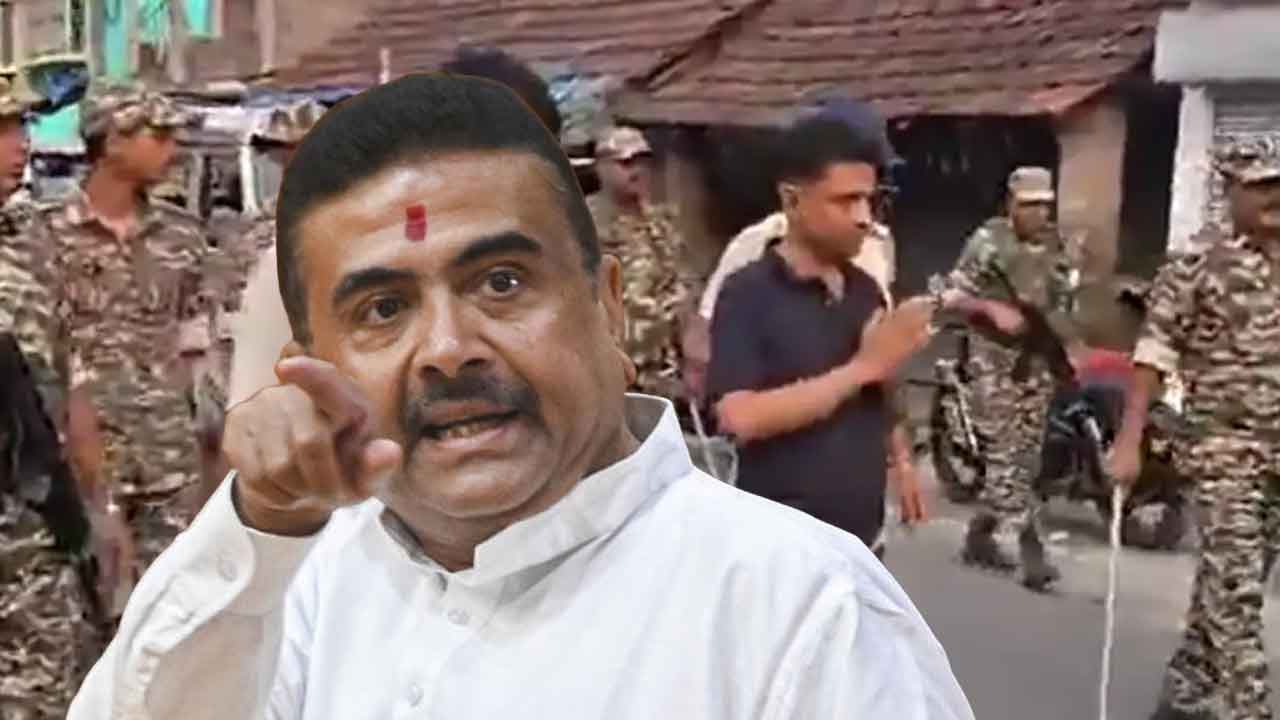ফলতাকাণ্ডে মুখ্যমন্ত্রী শুভেন্দুর হুঁশিয়ারি। গ্রাফিক: আনন্দবাজার ডট কম।