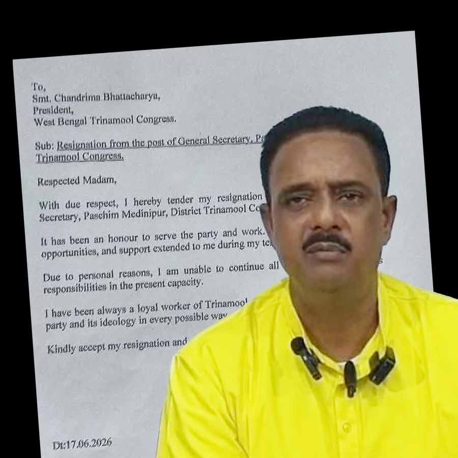 Pradip Sarkar, former MLA of Kharagpur Sadar and a councillor, has resigned from TMC
